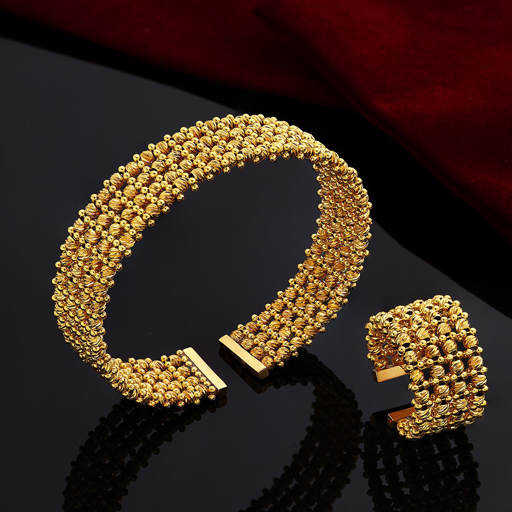 Golden bangle & Ring Set