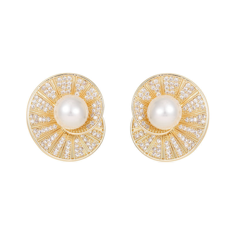Pearl earrings