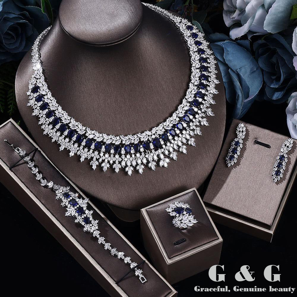 Sapphire Diamond Set