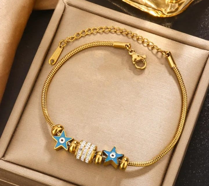 Terquiose Charm Bracelet